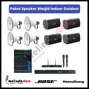 Paket Masjid Indoor Outdoor TOA - Bose DM3SE